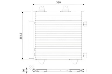 VALEO КОНДЕНСАТОР КОНДИЦИОНЕРА CITROEN C1 II PEUGEOT 108 TOYOTA AYGO