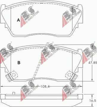 КОЛОДКИ ТОРМОЗНЫЕ ПЕРЕД NISSAN SUNNY N14 1990-1995