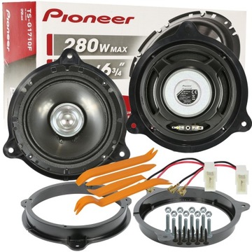 КОМПЛЕКТ PIONEER ДИНАМИКИ NISSAN 350Z E11 QASHQAI J10 MICRA NOTE NV200 ПЕРЕД