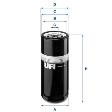 ФИЛЬТР МАСЛА UFI 23.144.02