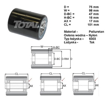 РОЛИК JEZDNA TOYOTA