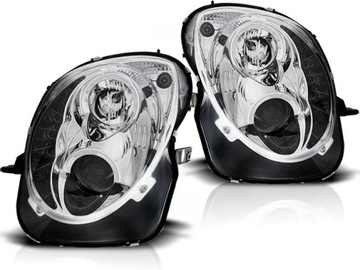 ФОНАРИ РЕФЛЕКТОРЫ ALFA ROMEO MITO CHROME LED (СВЕТОДИОД ) ХОДОВЫЕ ОГНИ ДХО