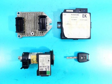 КОМПЬЮТЕР КОМПЛЕКТ OPEL VECTRA B 24454392 1.8 16V