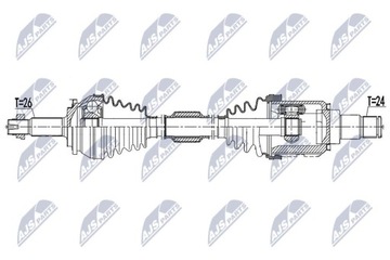 ПОЛУОСЬ ПРИВОДНАЯ TOYOTA AURIS 1.8HYBRID 11-18, PRIUS