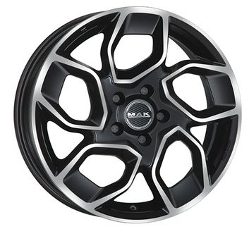 ДИСКИ MAK EXPRES 17X7,0 5X160 ET 55 65,1 ЧЕРНЫЙ ПОЛИРОВКА FORD TRANSIT CUSTOM