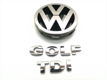 VW GOLF ODZNAKA Z ЛОГОТИП ЗАДНИХ ДВЕРЬ ZAŁADUNKOWYCH