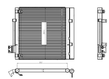 NRF 350448 КОНДЕНСАТОР, КОНДИЦИОНЕР