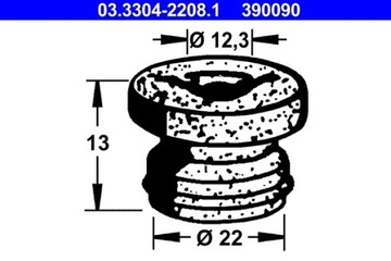 ПРОБКА БАЧКА ЖИДКОСТИ ТОРМОЗНОЙ 03.3304-2208.1