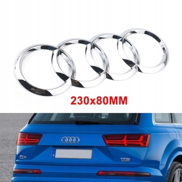 ЭМБЛЕМА AUDI Q7 SQ7 ЗНАЧЕК КРЫШКА ЗАД 230*80MM