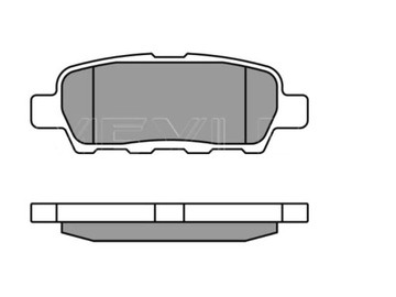 КОЛОДКИ ТОРМОЗНЫЕ MEYLE ЗАД QASHQAI X-TRAIL CUBE