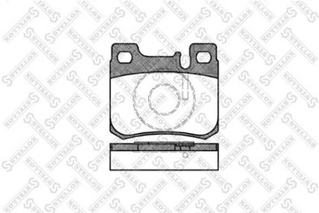 КОЛОДКИ ТОРМОЗНЫЕ MERCEDES 124 92-93 ЗАД