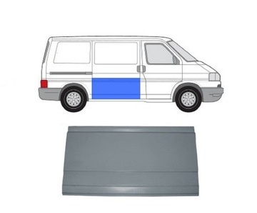 РЕМ.КОМПЛЕКТ ДВЕРЬ VW TRANSPORTER CARAVELLE 08.96-