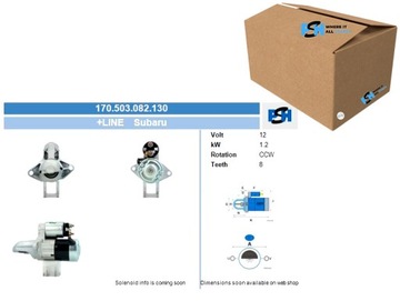 СТАРТЕР SUBARU 1.2 KW СТАРТЕР BV PSH