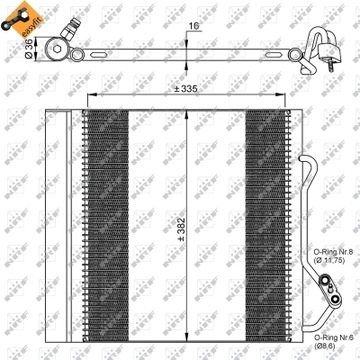 РАДИАТОР КОНДИЦИОНЕРА - КОНДЕНСАТОР EASY FIT 35874