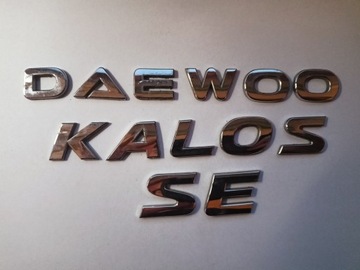 ЭМБЛЕМА ЗНАЧЕК НАДПИСЬ DAEWOO KALOS SE CHEVROLET KALOS