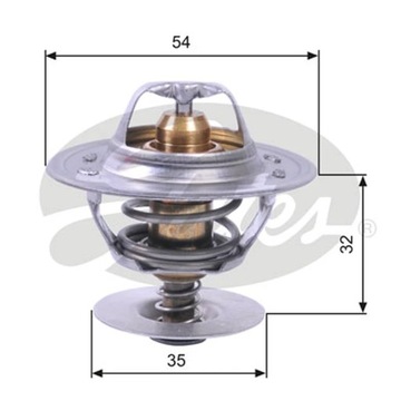 ТЕРМОСТАТ, СЕРЕДИНА ОХЛАЖДАЮЧАЯ GATES TH11287G1