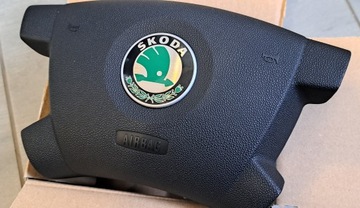 SKODA FABIA I ПОДУШКА ВОЗДУШНАЯ AIRBAG ВОДИТЕЛЯ 61305245D