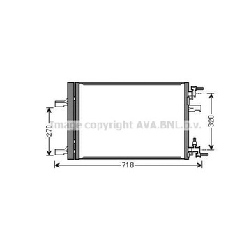 КОНДЕНСАТОР, КОНДИЦИОНЕР AVA QUALITY COOLING OLA5500D