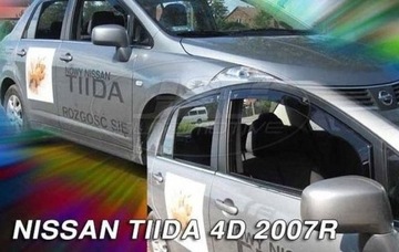 ОБТЕКАТЕЛИ HEKO NISSAN TIDA 4D 2007-18 2 ШТУКИ