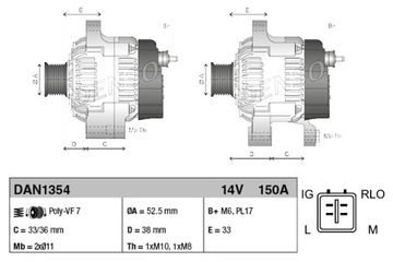 DENSO ГЕНЕРАТОР LEXUS GS IS C IS II 2.5 3.0 04.05-06.15