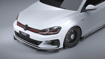 SPLITER ДОКЛАДКА БАМПЕРА VW GOLF 7 GTI GTD ZAERO DESIGN EVO - 1