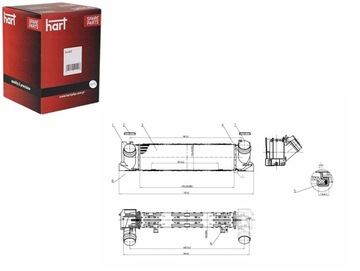 ИНТЕРКУЛЕР РАДИАТОР ВОЗДУХА F20 116D 10- HART