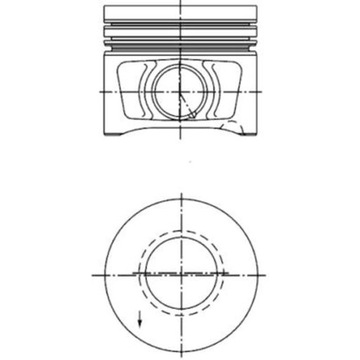 ПОРШЕНЬ KOLBENSCHMIDT 40387600