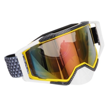 Gogle Motocross Pyłoszczelne Anti Fog UV