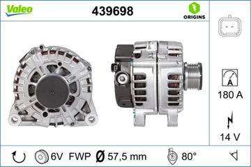 ГЕНЕРАТОР VALEO ORIGINS NEW 439698