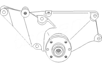 TOPRAN НАТЯЖИТЕЛЬ РЕМНЯ ПОЛИКЛИНОВОГО MERCEDES S W140 SL R129 2.8 3.2