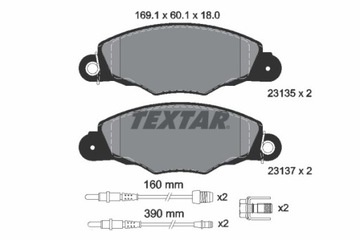 КОЛОДКИ ТОРМОЗНЫЕ CITROEN ПЕРЕД XANTIA 98- 2313503