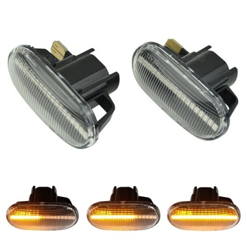 ДЛЯ HONDA ACURA CRX CIVIC DEL SOL FIT INTEGRA PRELUDE LED (СВЕТОДИОД ) ДИНАМИЧЕСКИЙ БОКОВОЙ