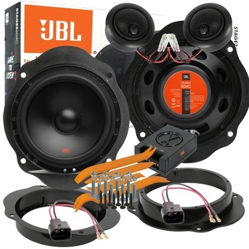 JBL STAGE2 604C ДИНАМИКИ FORD FIESTA MK6 FOCUS DA3