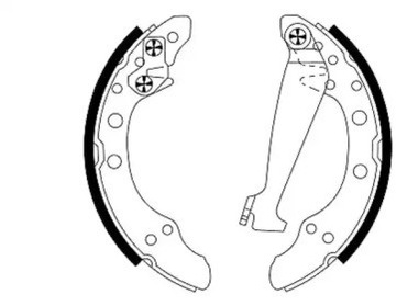 КОМПЛЕКТ КОЛОДОК ТОРМОЗНЫХ VOLKSWAGEN AUDI SEAT TEX