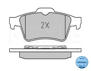 КОЛОДКИ ГАЛЬМІВНІ RENAULT NISSAN FORD MEYLE