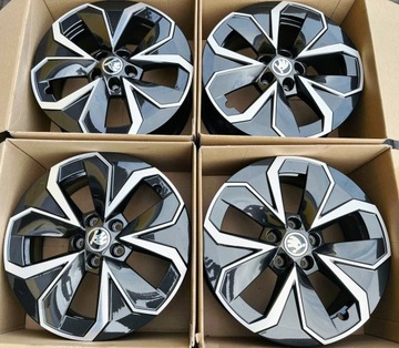 4X ДИСКИ АЛЛЮМИНИЕВЫЕХ OE SKODA KAMIQ FABIA 6X16 5X100 ET38 658601025