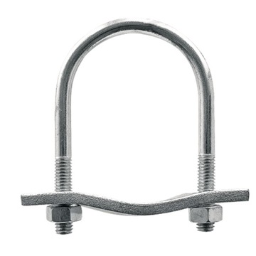 BEFESTIGUNG KABŁĄKOWY Z NAKRĘTKAMI 1CAL 80MM M8 GRANIT