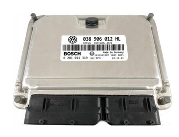 КОМПЬЮТЕР ECU VW POLO 038906012HL 0281011319 IMMO OFF