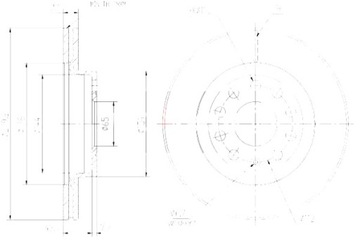 MAXGEAR ДИСКИ ТОРМОЗНЫЕ ТОРМОЗНЫЕ 2 ШТУКИ. VW GOLF 5 A3 OCTAVIA CADDY BEETLE