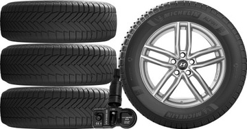 НОВЫЕ ШЕСТЕРНИ ЗИМА HYUNDAI I40 MICHELIN 215/50R17+TPMS