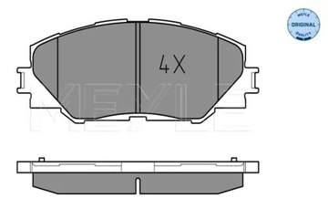 MEYLE КОЛОДКИ HAM. TOYOTA P. RAV4 III 2,0B/2,2D 06-