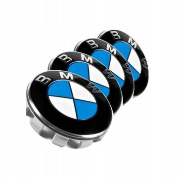 BMW КОЛПАЧКИ KAPSLE 68MM КОМПЛЕКТ DO ДИСКОВ 4 ШТУКИ