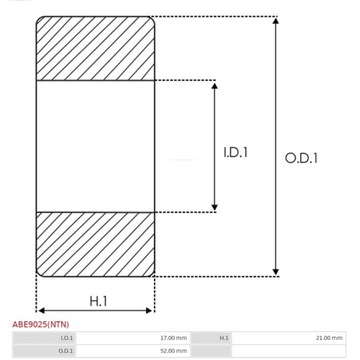 ПОДШИПНИК AS-PL ABE9025(NTN)