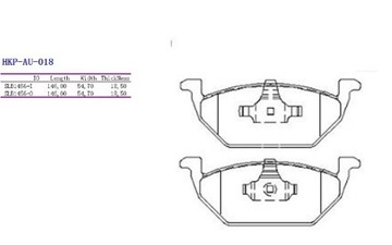 КОЛОДКИ ТОРМОЗНЫЕ ПЕРЕДНЯЯ VW GOLF IV 97-,POLO 01-,SKODA FABIA 99-,OCTAVIA 9