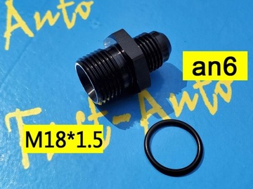 male M18 P1.5 M18 * 1.5 M18*1.5 18*1.5 to 6an an6 an 6 male adaptor ~10359