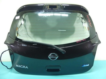 КРЫШКА ЗАД NISSAN MICRA K13 10-13 5D ЧЕРНЫЙ GAB G