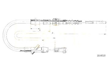 COFLE COF18.6010 ТРОС СЦЕПЛЕНИЯ