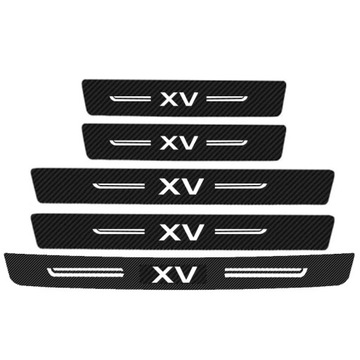 5PCS НАКЛЕЙКА NA ПОРОГ DO SUBARU XV