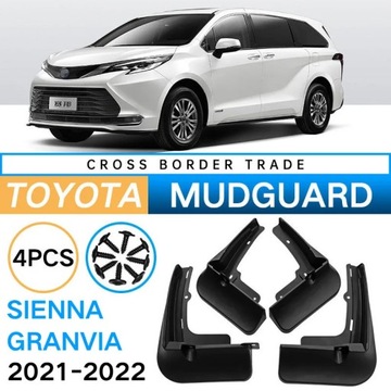 4 ШТ. КРИЛЬЯ АВТОМОБИЛЬНЫЙ PP DO TOYOTY GRANVIA SIENNA 2021-2022