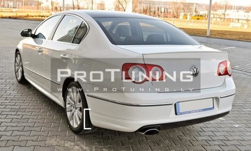 СПОЙЛЕР ЗАДНЕГО БАМПЕРА R LINE / R36 DO VW PASSAT B6 05-10 СЕДАН